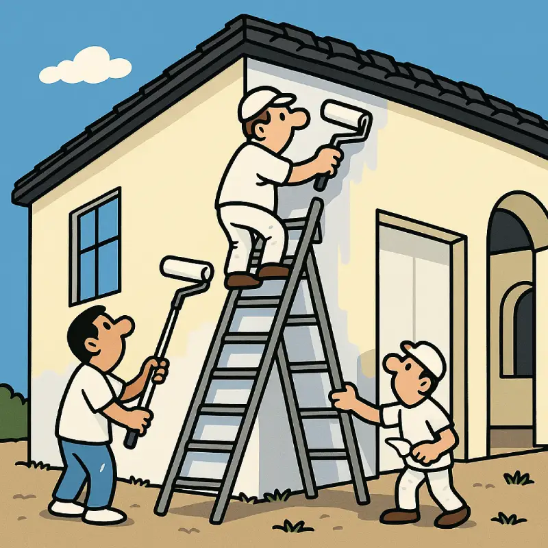 Pintar una fachada: tipos de pintura y errores comunes